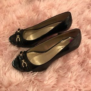 Bandolino Patent Leather Peep-toe Heels, 8.5